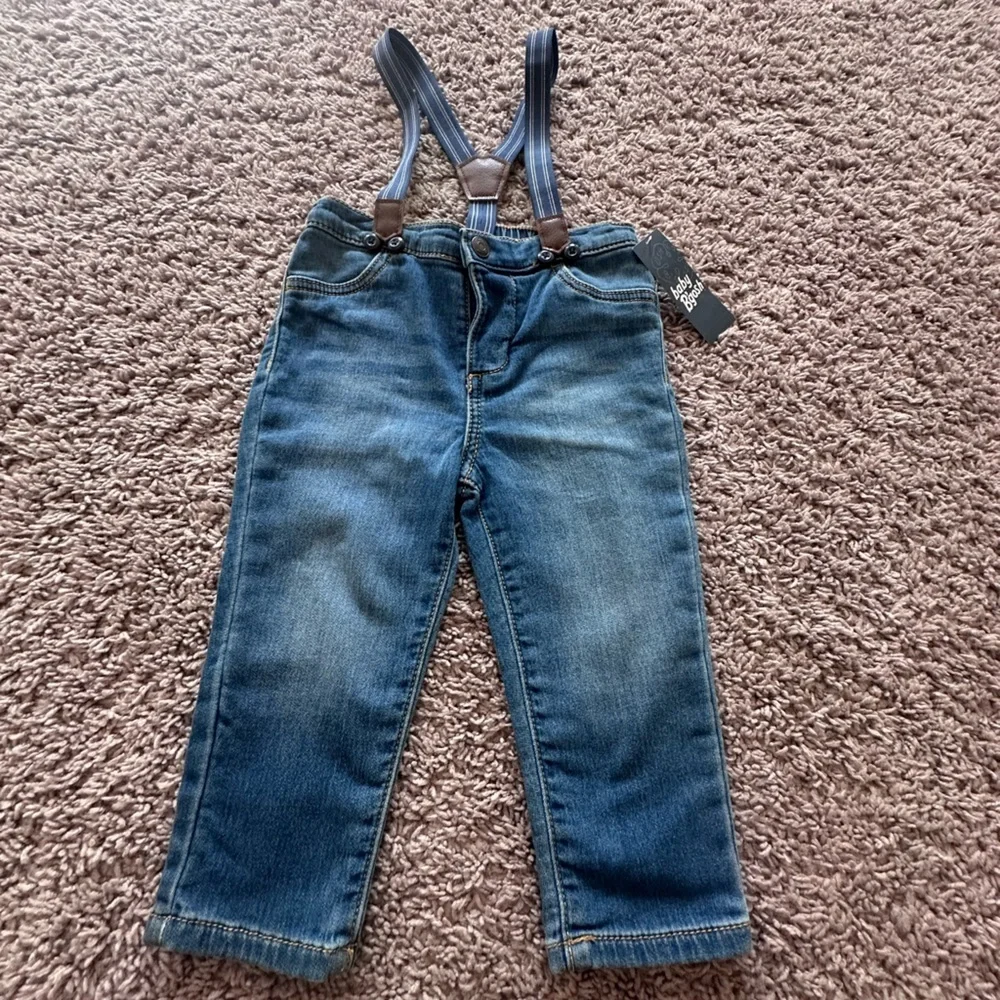 Brand New Long Suspenders Denim Overalls